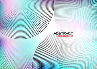 Vibrant abstract background with concentric circles and a soft pastel gradient of blue, pink, and purple. Dynamic and ethereal, perfect for modern designs, technology, music, or elegant branding.