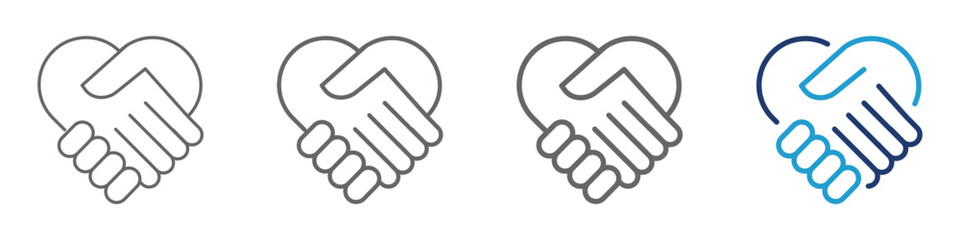 Support icon set. Collection of vector symbol illustration.