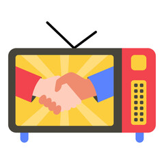 This tv deal illustration is suitable for Cyber Monday.