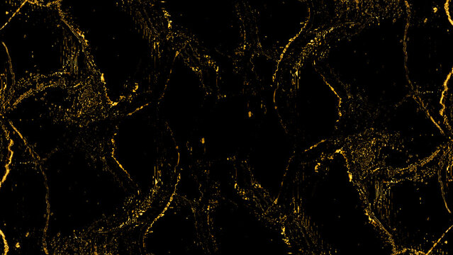 Luxurious black and gold marble texture background with elegant veins, premium design projects and opulent branding