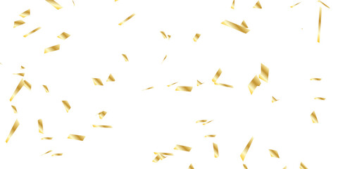 Abstract Scattered yellow confetti Golden Curves Lines creating a festive and celebratory atmosphere visually appealing White Background.	
