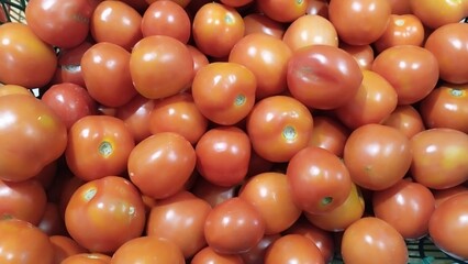 Tomato sell in the market