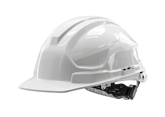 Fototapeta premium White hard hat with a modern, sleek design