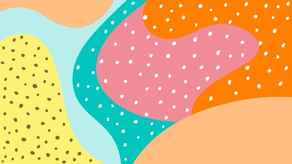 Pastel abstract background with dots, modern decorative background