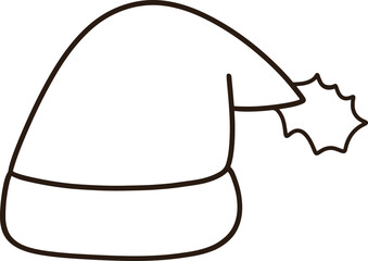 Santa Hat Holly Leaf Coloring Book