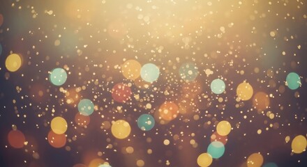 Festive Bokeh Lights Background, Celebration, Party, Glitter
