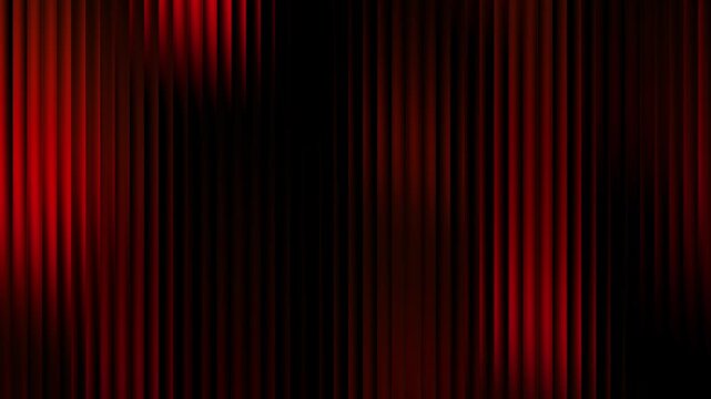 Dark red vertical blinds with subtle light reflections creating a dramatic abstract background