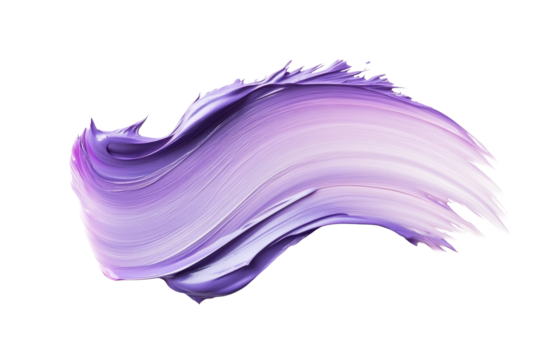 Lavender and lilac flowing brushstroke
