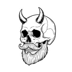Vector Skull, Line Art Skull, Flat Design Skull, Geometric Skull, Vintage Illustration, Hand-Drawn Style, Adobe Illustrator, Editable Vector, Scalable Graphic, Death, Gothic, Macabre, Mortal, Anatomy,