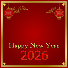 New Year Festival, Greeting Card, Bless, 
Happiness, Celebrate, Send Happiness