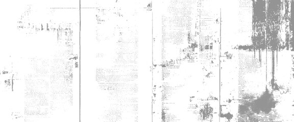 Vector Black And White Old Newspaper Scratch Texture For Creative Design