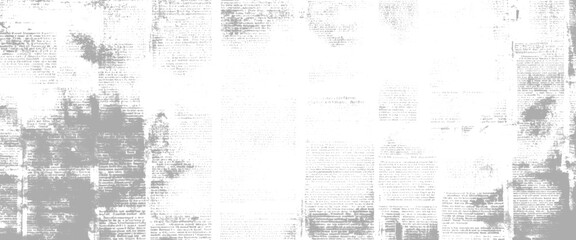 Vector Black And White Old Newspaper Scratch Texture For Creative Design