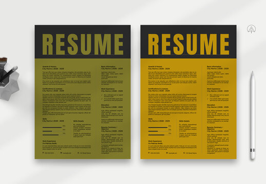 Minimal Resume Template