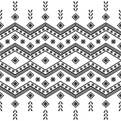 Geometric pattern Traditional vector seam pixel pattern seamless, geometric Aztec decor, design for bandana print woven carpet background wallpaper blanket clothing.