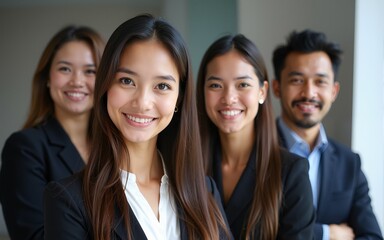 Profile pictures and portraits of faces, business team of people for userpic. High quality