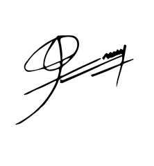 Overall Style and Form: The image features a highly stylized logo or signature, drawn with thick, flowing, connected lines, resembling calligraphy or artistic cursive.