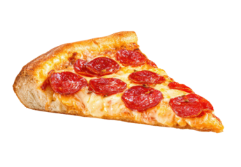 A single slice of pepperoni pizza with melted cheese (1)