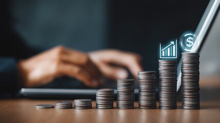 A Businessman Mapping Out His Financial Future with a Clear Investment Strategy.