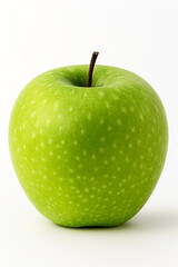 green apple isolated on white background