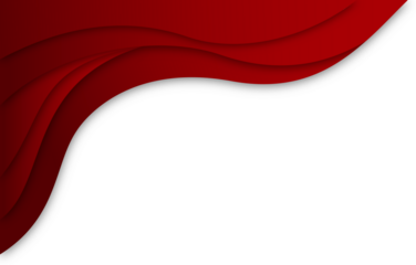 Crimson Waves: Abstract Red Curve Gradient Background