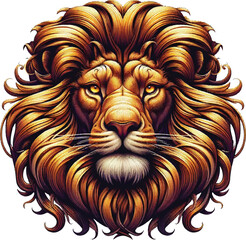 color of head lion mascot