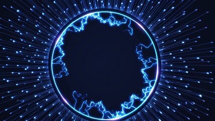 Abstract Visualization of Global Data Flow and Network Connectivity, perfect for compelling media presentations and advanced 4K digital content backgrounds