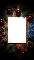 Warm Festive Background with Blank Space for Holiday Greetings