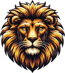 color of head lion mascot