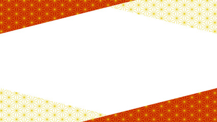 和風フレーム 背景素材 2026年 年賀状 広告 正月 新年