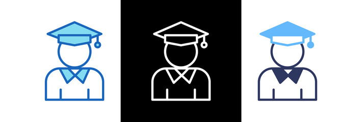 Student blueline icon