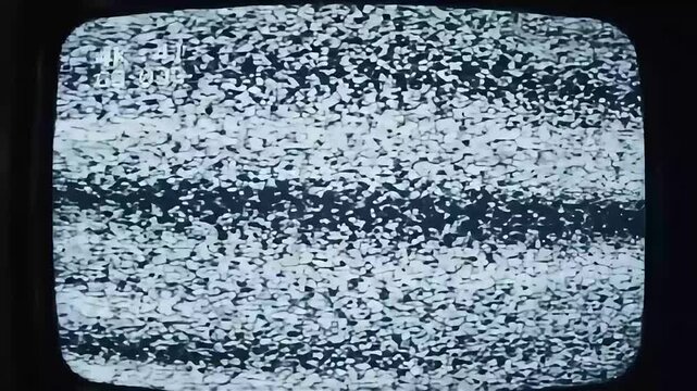 Tv static screen retro static noise on an old television screen reminiscent of late-night viewing and vintage technology excellent for retro-themed designs