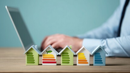 An Architectural Blueprint for an Energy-Efficient Ecological House in a Natural Setting.