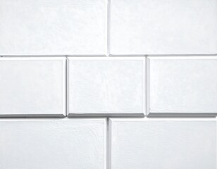 White rectangular tiles arranged in a grid pattern
