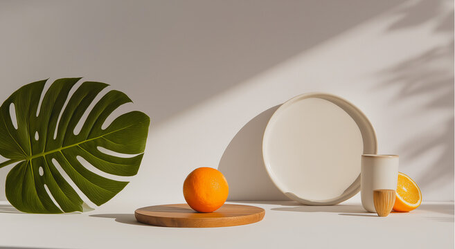 minimalist plain white background for product photography with just one object of kitchenware as the highlight