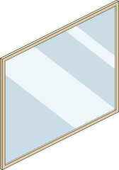 건신 사각 거울