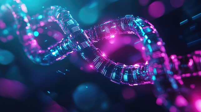 Blockchain technology intertwining digital data and network future