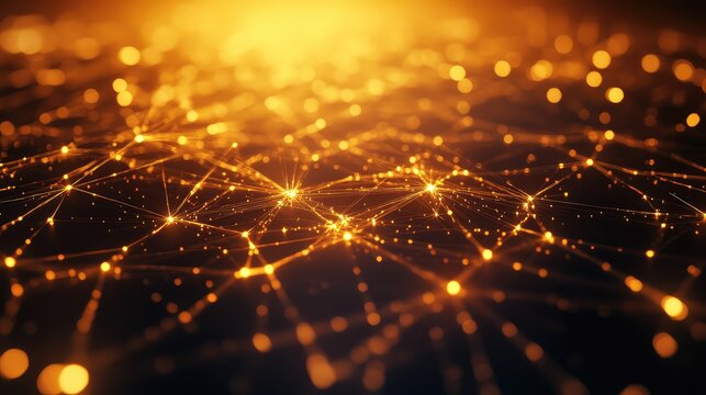 Global network connecting communication and digital technology data