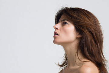young man sits at his kitchen table analyzing his health data on ultrabright augmented reality tracker