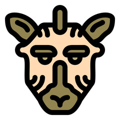 Obraz premium Zebra icon