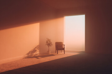 aicontrolled lighting setup gently adjusts brightness and color to match mood creating truly immersive environment