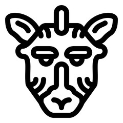Naklejka premium Zebra icon
