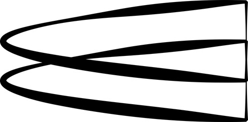 Triangle symbol design. Geometric shape