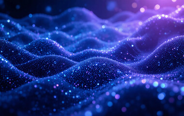 a blue abstract background image with curves