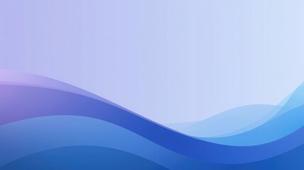 Obraz premium Abstract blue and purple wave background with gradient design