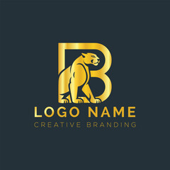 Obraz premium letter animal logo design