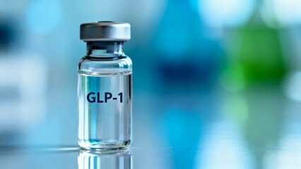 GLP 1 medical vial hopeful hormone treatment for diabetes obesity and weight management new pharmaceutical drug