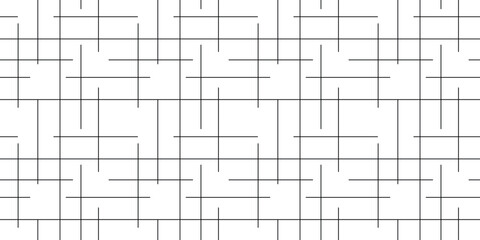 Abstract geometric seamless pattern minimalist line art design for textile fabric and wallpaper vector background EPS vector