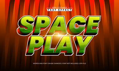 space play editable galaxy text effect with stars and nebula glow
