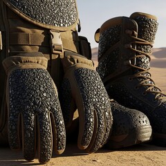 Basalt adapted to arid climates providing heat management for de