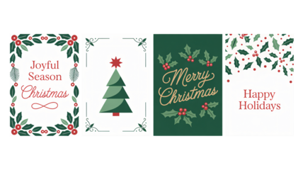 Charming holiday cards for seasonal greetings and festive cheer